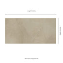 Sande Cream Matte Porcelain Floor and Wall Tile - MSI Collection
