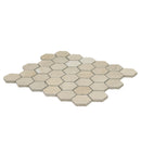 Sande Cream 12"x12" Matte 2" Hexagon Porcelain Mesh-Mounted Mosaic Tile - MSI Collection