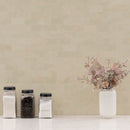 Sande Cream 12"x12" Polished Porcelain Mesh Mounted Mosaic Tile 2"x4" - MSI Collection