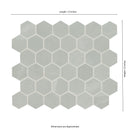 Sande Gray 12"x12" Matte 2" Hexagon Porcelain Mosaic Tile - MSI Collection