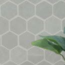 Sande Gray 12"x12" Matte 2" Hexagon Porcelain Mosaic Tile - MSI Collection