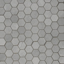 Sande Ivory 12"x12" Matte 2" Hexagon Porcelain Mosaic Tile - MSI Collection