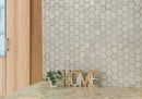 Sande Ivory 12"x12" Matte 2" Hexagon Porcelain Mosaic Tile - MSI Collection
