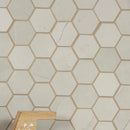Sande Ivory 12"x12" Matte 2" Hexagon Porcelain Mosaic Tile - MSI Collection