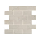 Sande Ivory 12"x12" Polished Porcelain Mosaic Tile - MSI Collection product shot tile view