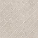Sande Ivory 12"x12" Polished Porcelain Mosaic Tile - MSI Collection product shot angle view