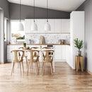 Savoy Azula Bullnose 3"x24" Matte Porcelain Wall Tile - MSI Collection kitchen view 2