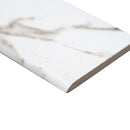 Savoy Crema Bullnose 3"x24" Matte Porcelain Wall Tile - MSI Collection profile view