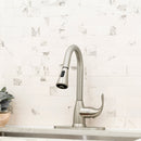 Pietra Statuario 12"x12" Matte Porcelain Mesh-Mounted Mosaic Tile - MSI Collection bathroom tap view 2