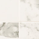 Pietra Statuario 12"x12" Matte Porcelain Mesh-Mounted Mosaic Tile - MSI Collection closeup view