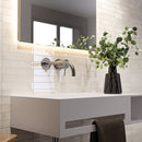 Stella Biscotti 2"x10" Glossy Ceramic Wall Tile - MSI Collection basin view 2
