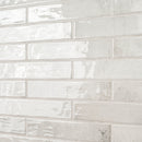 Stella La Perla 2"x10" Glossy Ceramic Wall Tile - MSI Collection side view