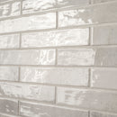 Stella Rhino 2"x10" Glossy Ceramic Wall Tile - MSI Collection product shot side wall view