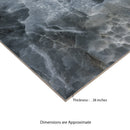 Tourmaline 24"x48" Polished Porcelain Floor And Wall Tile - MSI Collection
