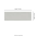 Urbano Dusk Ceramic White Subway Tile 4"x12" Glossy - MSI Collection