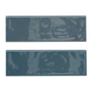 Urbano Navy Bullnose 4"x12" Glossy Ceramic Wall Tile - MSI Collection product shot multi tile view