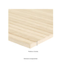 Urbanslat Blonde 16"x48" Matte Ceramic Wall Tile - MSI Collection measurement view 2