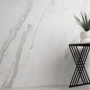 Urbanslat Marmi 16"x48" Satin Ceramic Wall Tile - MSI Collection bath view 2