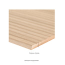 Urbanslat Natural 16"x48" Matte Ceramic Wall Tile - MSI Collection room shot wall tile measurement view 2