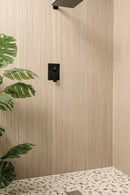 Urbanslat Natural 16"x48" Matte Ceramic Wall Tile - MSI Collection room shot wall tile bath view 4