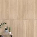 Urbanslat Natural 16"x48" Matte Ceramic Wall Tile - MSI Collection room shot plant pot view 2