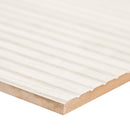 Urbanslat White 16"x48" Matte Ceramic Wall Tile - MSI Collection profile view