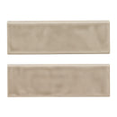 Urbano Warm Concrete Bullnose 4"x12" Glossy Ceramic Wall Tile - MSI Collection multi tile view
