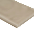 Urbano Warm Concrete Bullnose 4"x12" Glossy Ceramic Wall Tile - MSI Collection profile view