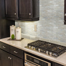 Urbano Warm Concrete Bullnose 4"x12" Glossy Ceramic Wall Tile - MSI Collection kitchen view