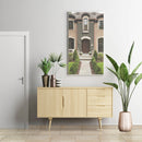 Veneto Sand Bullnose 3"x24" Glazed Porcelain Wall Tile - MSI Collection product shot living room view