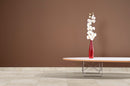 Veneto White Bullnose 3"x24" Glazed Porcelain Wall Tile - MSI Collection room shot table view 2