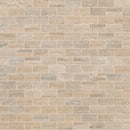 Veneto Sand 12"x12" Polished Porcelain Mesh-Mounted Mosaic Tile product shot wall view