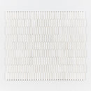 Ice white 13 3/16"x11" Polished Baby Picket Marble Mosaic Product shoot mosaic view