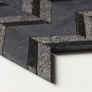 Belgium Blue Textura Limestone Mosaic
