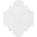 San Felipe Calacatta 8"x9 3/4" Honed Marble Waterjet Decos Tile product shot tile view
