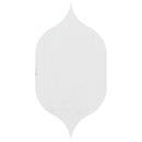 Gothic Arabesque Winslow White 4 7/8"x8 13/16" Polished Marble Waterjet Decos product shot tile view