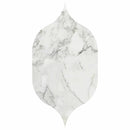 Gothic Arabesque Calacatta Gold 4 7/8"x8 13/16" Honed Marble Waterjet Decos Tile product shot tile view