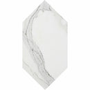 Large Picket 6"x12" Calacatta Gold Extra Polished Marble Waterjet Decos Tile product shot tile view