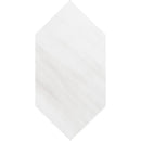 Large Picket Ice white 6"x12" Honed Marble Waterjet Decos Product shoot tile view