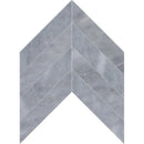 Chevron Foster Light 13"x10" Polished Marble Waterjet Decos product shot tile view