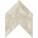 Chevron Royal 13"x10" Honed Marble Waterjet Decos Tile