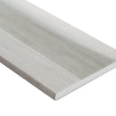 Water Color Grigio Bullnose 3.5"x24" Glazed Porcelain Wall Tile - MSI Collection Product shot edge view