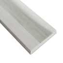 Water Color Grigio Bullnose 3.5"x24" Glazed Porcelain Wall Tile - MSI Collection Product shot edge view