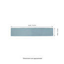 Convex Acqua 2"x10" Glossy Ceramic 3D Wall Tile - MSI Collection