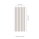 Folk Pearl 7"x16" Satin Porcelain Fluted Wall Tile - MSI Collection