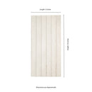 Gems Bianco 5"x10" Glossy Porcelain Fluted Wall Tile - MSI Collection