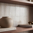 Gems 5"x10" Glossy Porcelain Fluted Slat Wall Tile - MSI Collection