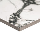 Lux Iceberg Polished Porcelain Floor And Wall Tile - MSI Collection edge view