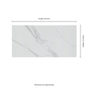 Roman Statuario 12"x24" Matte Porcelain Marble Look Floor And Wall Tile - MSI Collection