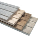 Sinfonia Hiphop Arena 6"x16" Matte Porcelain Fluted Limestone Look Wall Tile - MSI Collection